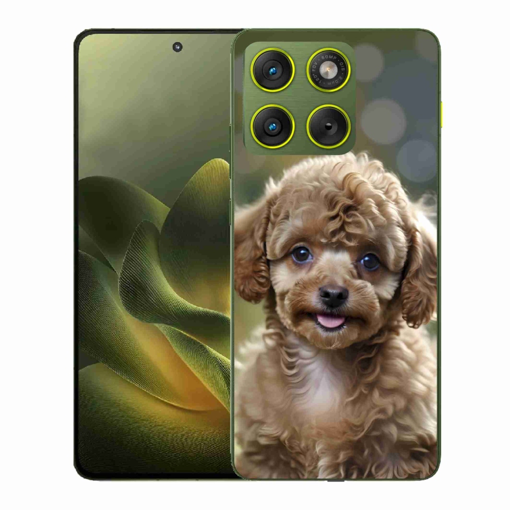 Zselés borítás mmCase a Motorola Edge 70 készülékhez - aranyos uszkár