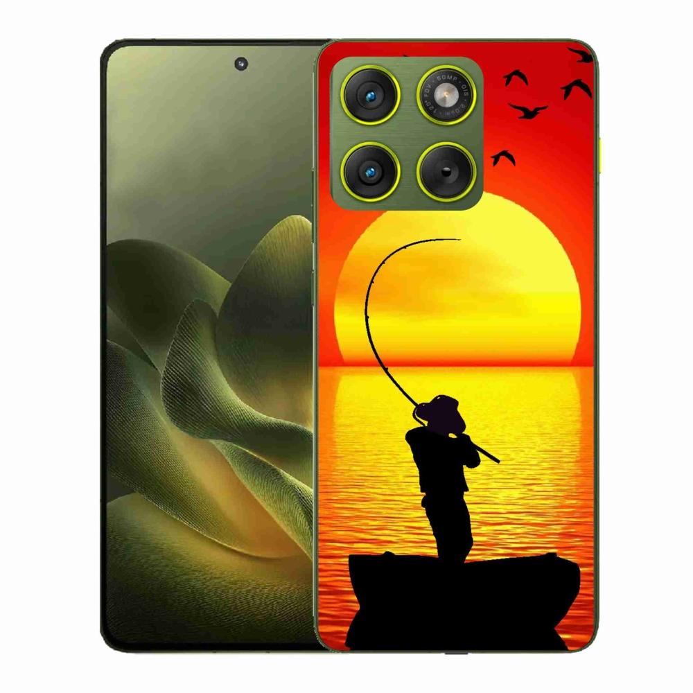 Zselés borítás mmCase a Motorola Edge 70-hez - horgászat