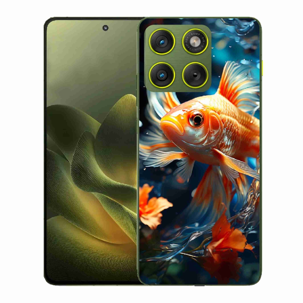 Zselés borítás mmCase a Motorola Edge 70 készülékhez - halak