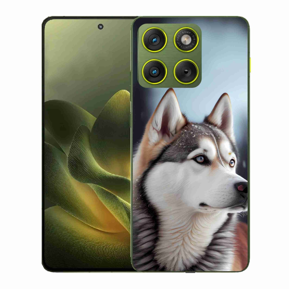 Zselés borítás mmCase a Motorola Edge 70 készülékhez - Siberian Husky