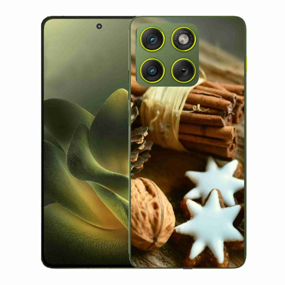 Zselés borítás mmCase a Motorola Edge 70 készülékhez - fahéj és mézeskalács