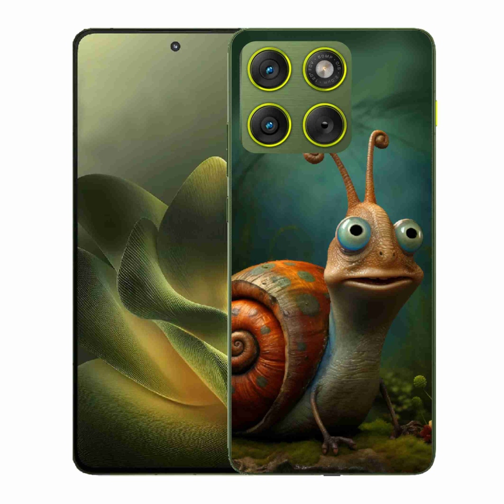 Zselés borítás mmCase a Motorola Edge 70 készülékhez - csiga
