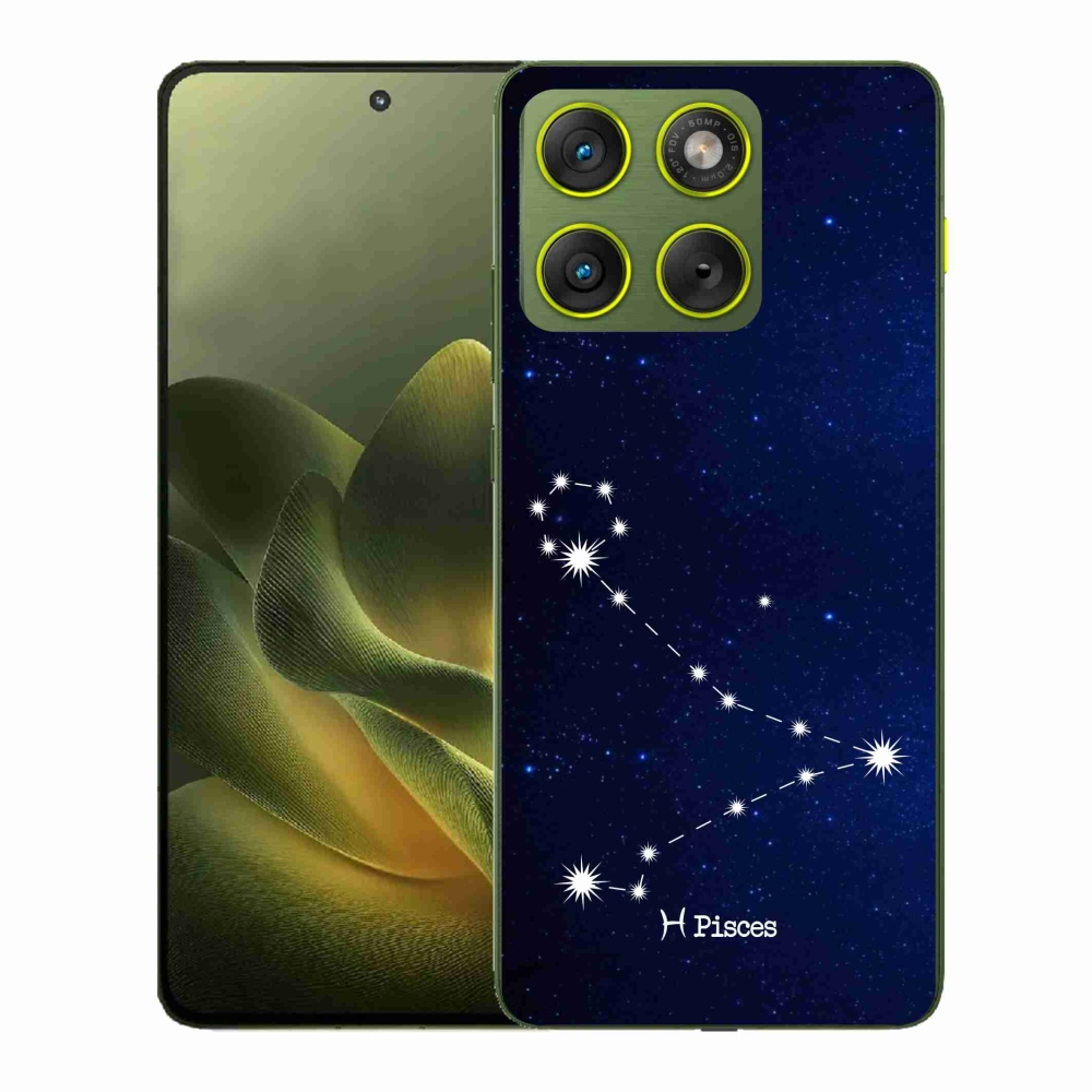 Zselés borítás mmCase a Motorola Edge 70 készülékhez - csillagkép Halak