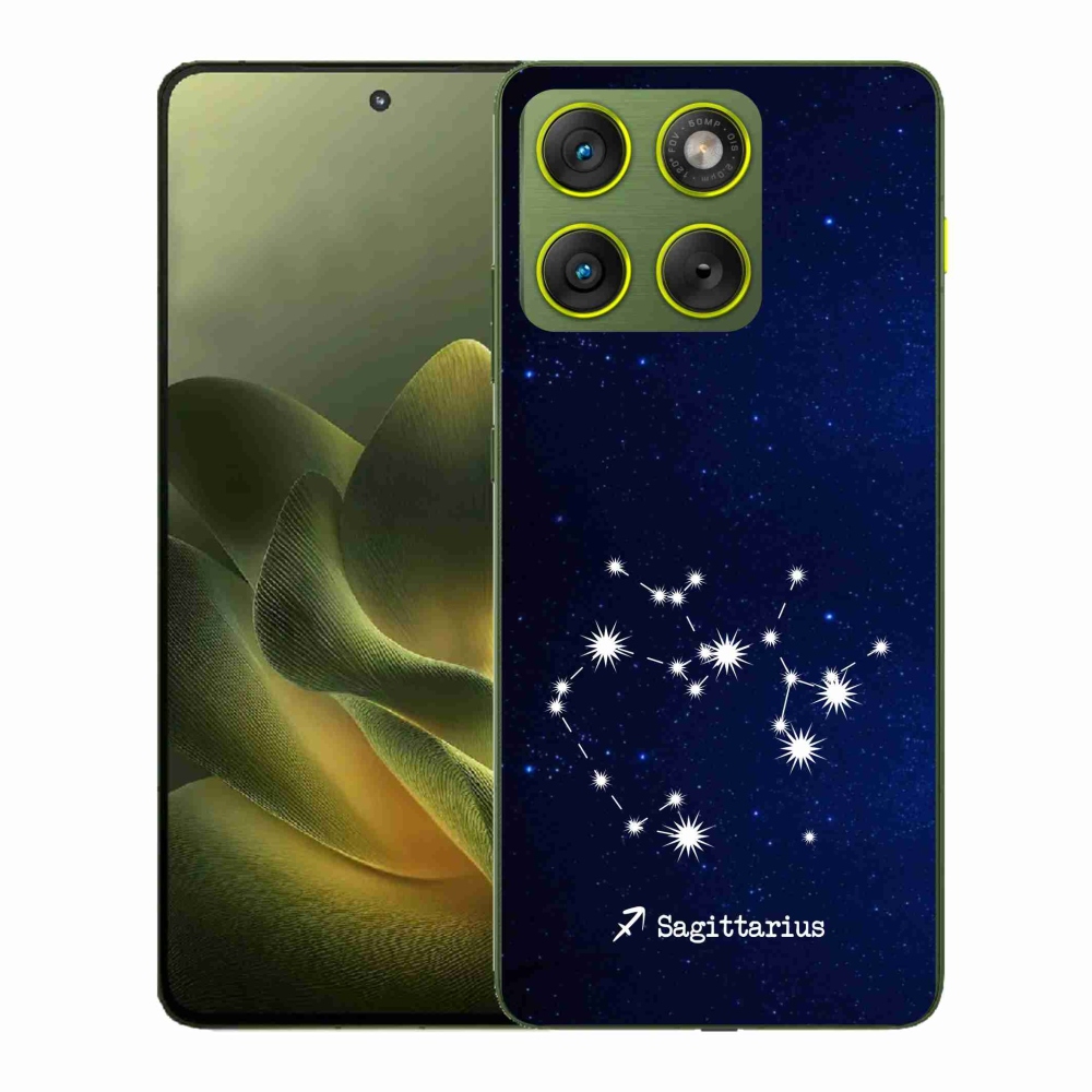 Zselés borítás mmCase a Motorola Edge 70 készülékhez - csillagkép Nyilas