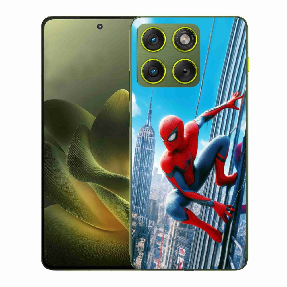 Zselés borítás mmCase a Motorola Edge 70 készülékhez - spiderman
