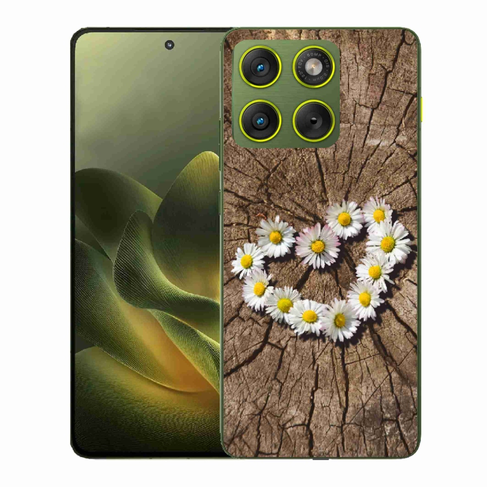 Zselés borítás mmCase a Motorola Edge 70 készülékhez - Százszorszép szív