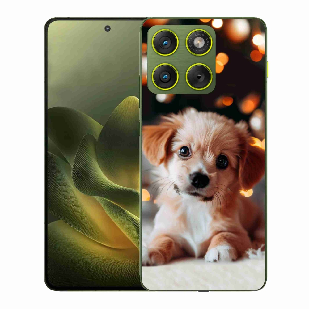 Zselés borítás mmCase a Motorola Edge 70 készülékhez - kölyökkutyakék