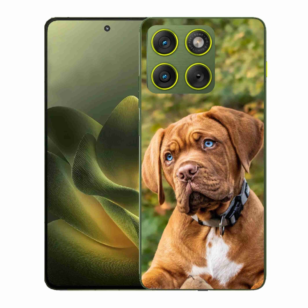 Zselés borítás mmCase a Motorola Edge 70 készülékhez - kölyökkutyakék