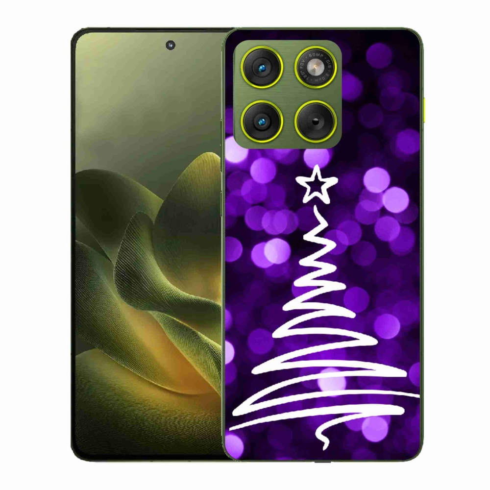 Zselés borítás mmCase a Motorola Edge 70 készülékhez - fa