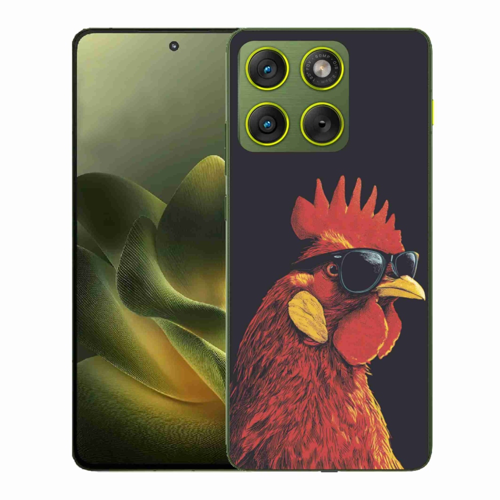 Zselés borítás mmCase a Motorola Edge 70 készülékhez - stílusos kakas