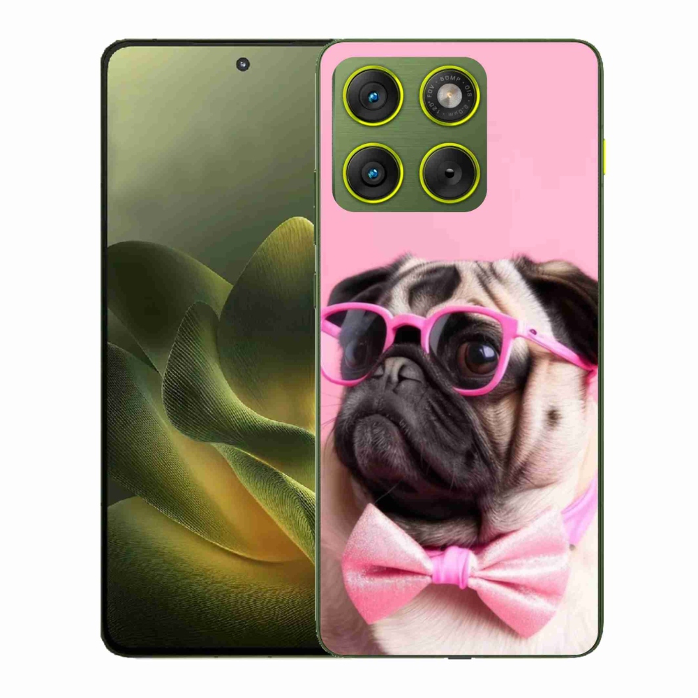 Zselés borítás mmCase a Motorola Edge 70 készülékhez - stílusos mopsz