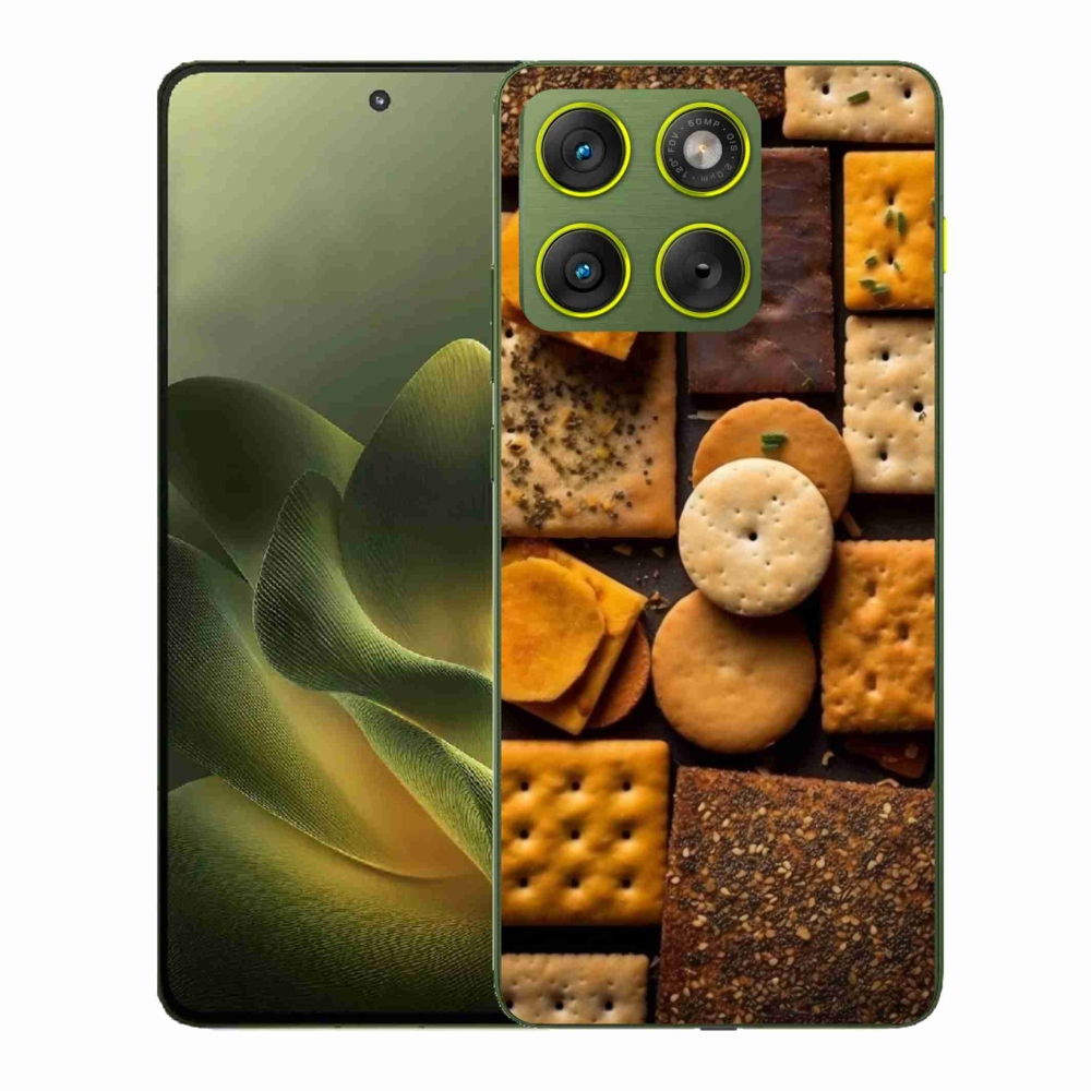 Zselés borítás mmCase a Motorola Edge 70 készülékhez - kekszek