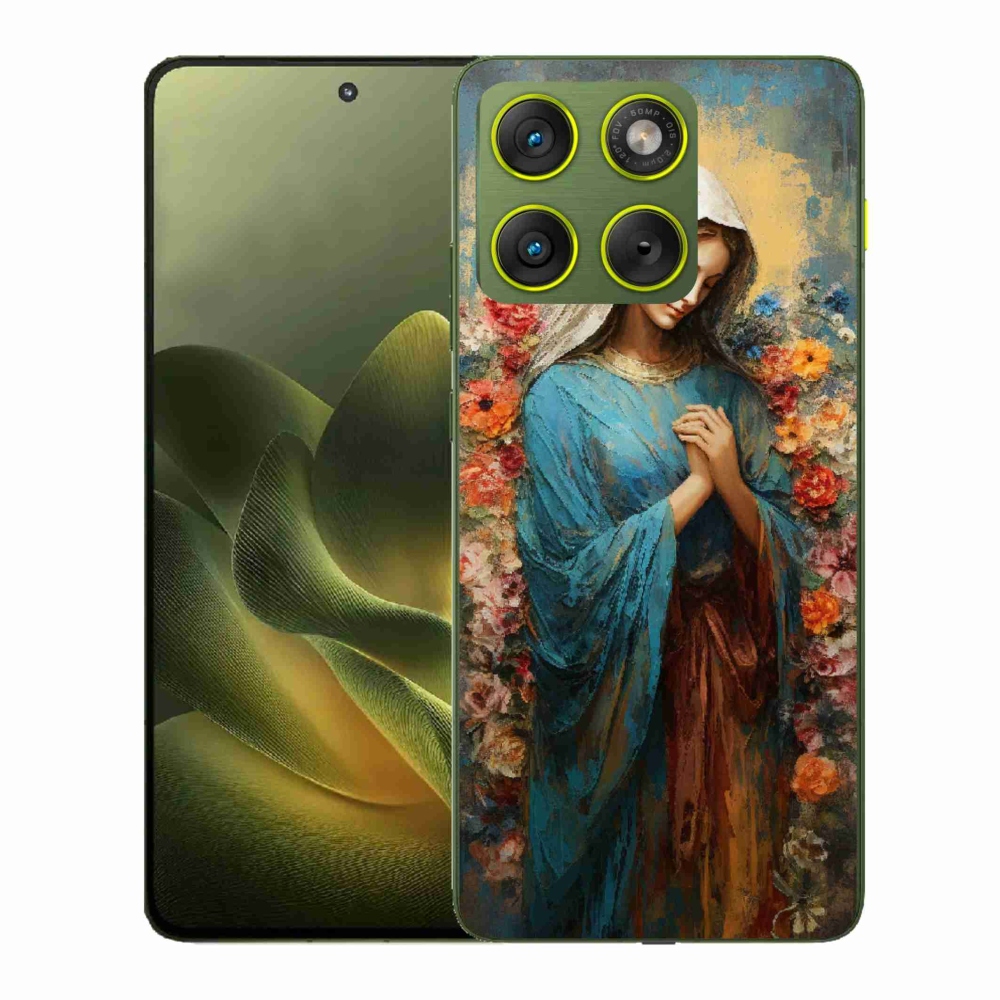 Zselés borítás mmCase a Motorola Edge 70 készülékhez - szent nő