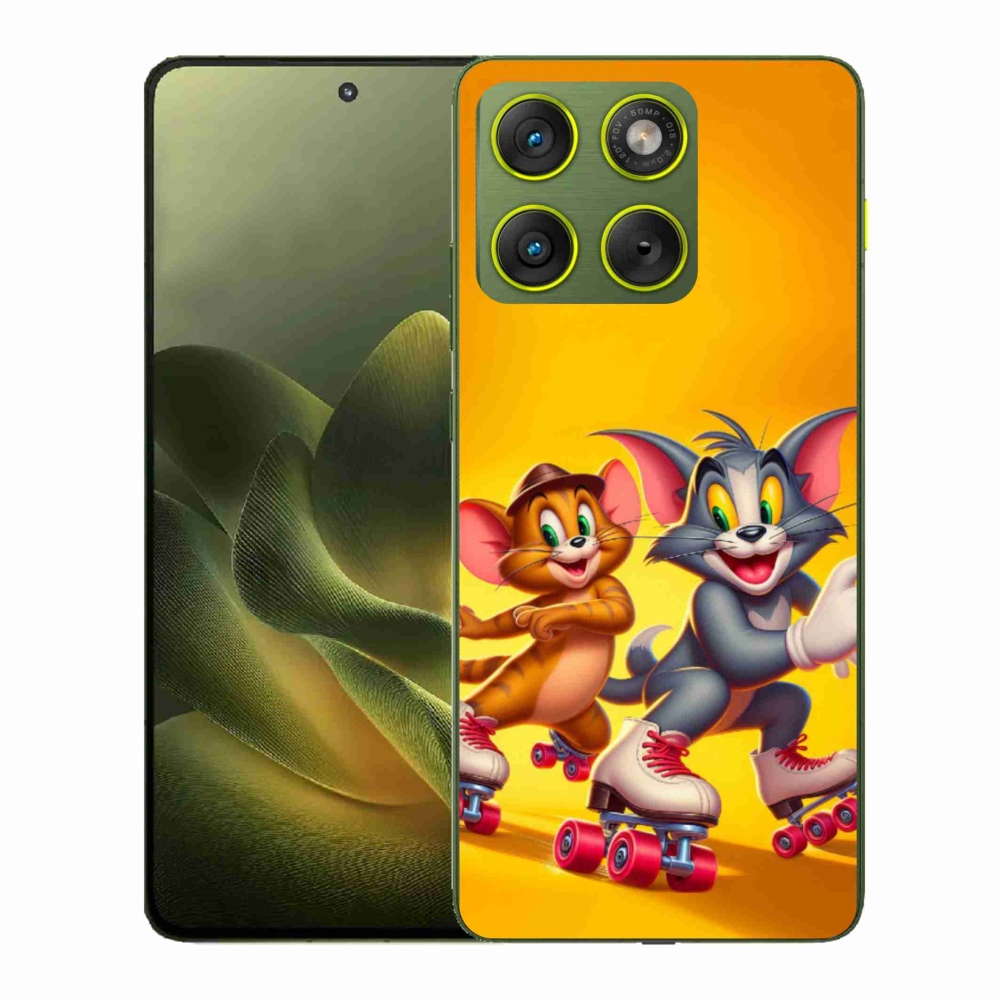 Zselés borítás mmCase a Motorola Edge 70-hez - tom a jerry
