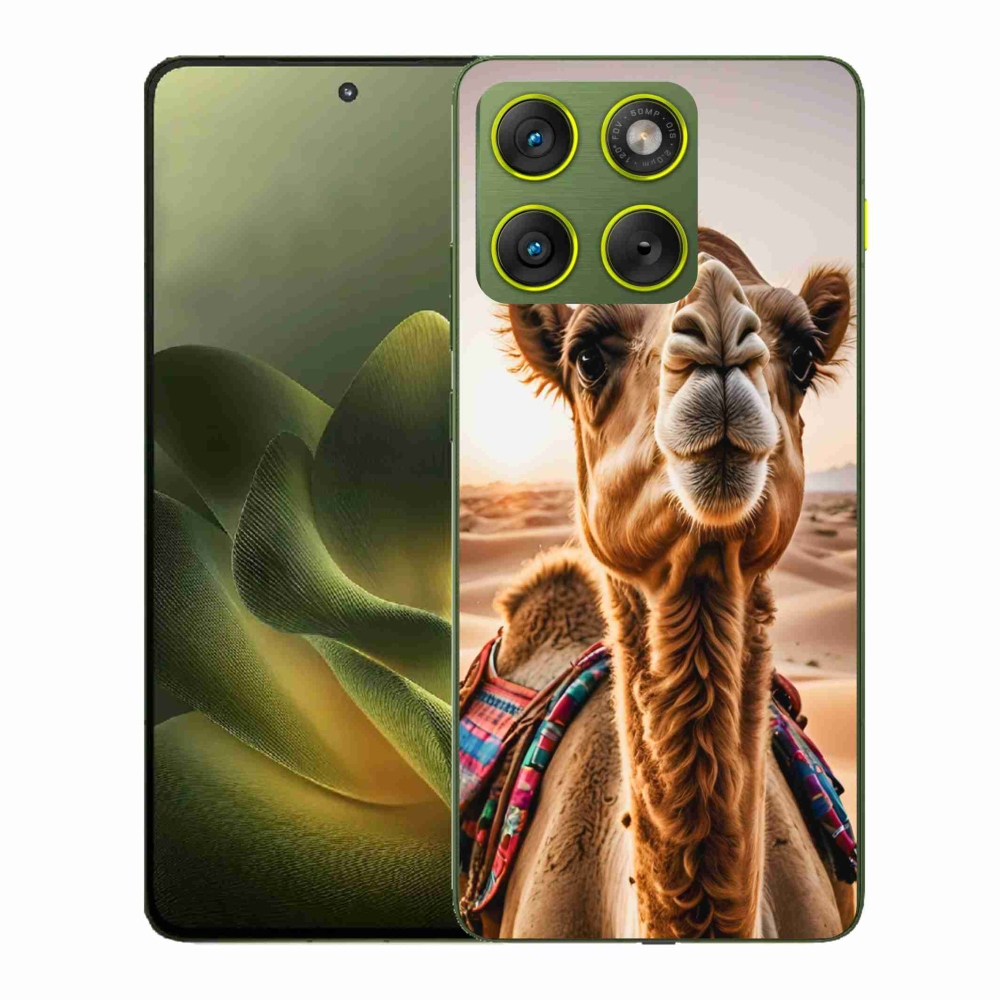Zselés borítás mmCase a Motorola Edge 70 készülékhez - teve színű