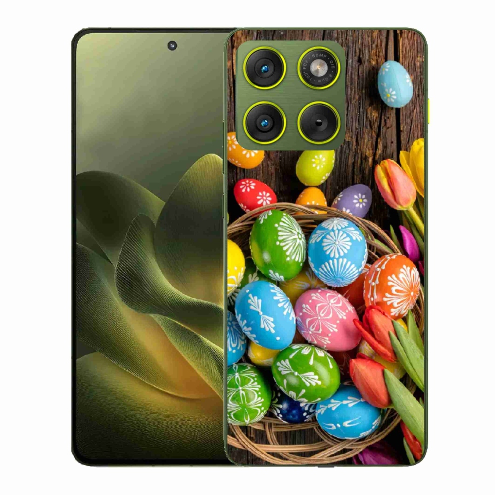 Zselés borítás mmCase a Motorola Edge 70 készülékhez - Húsvéti tojás