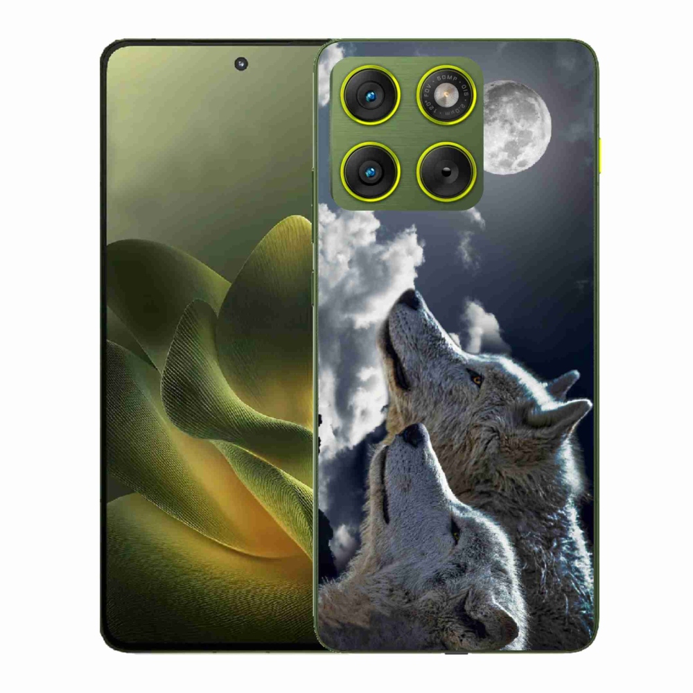 Zselés borítás mmCase a Motorola Edge 70 készülékhez - farkasok