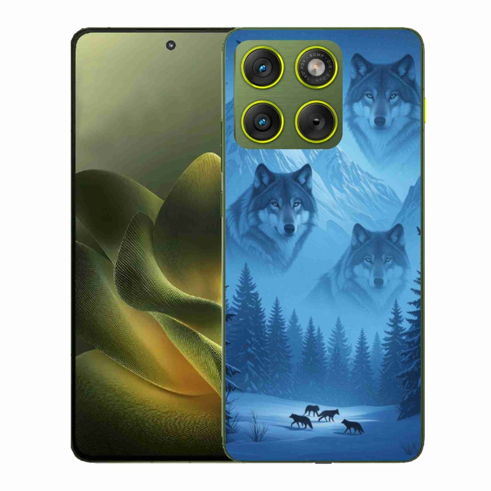 Gél védőburkolat mmCase a Motorola Edge 70 készülékhez - farkas csomag