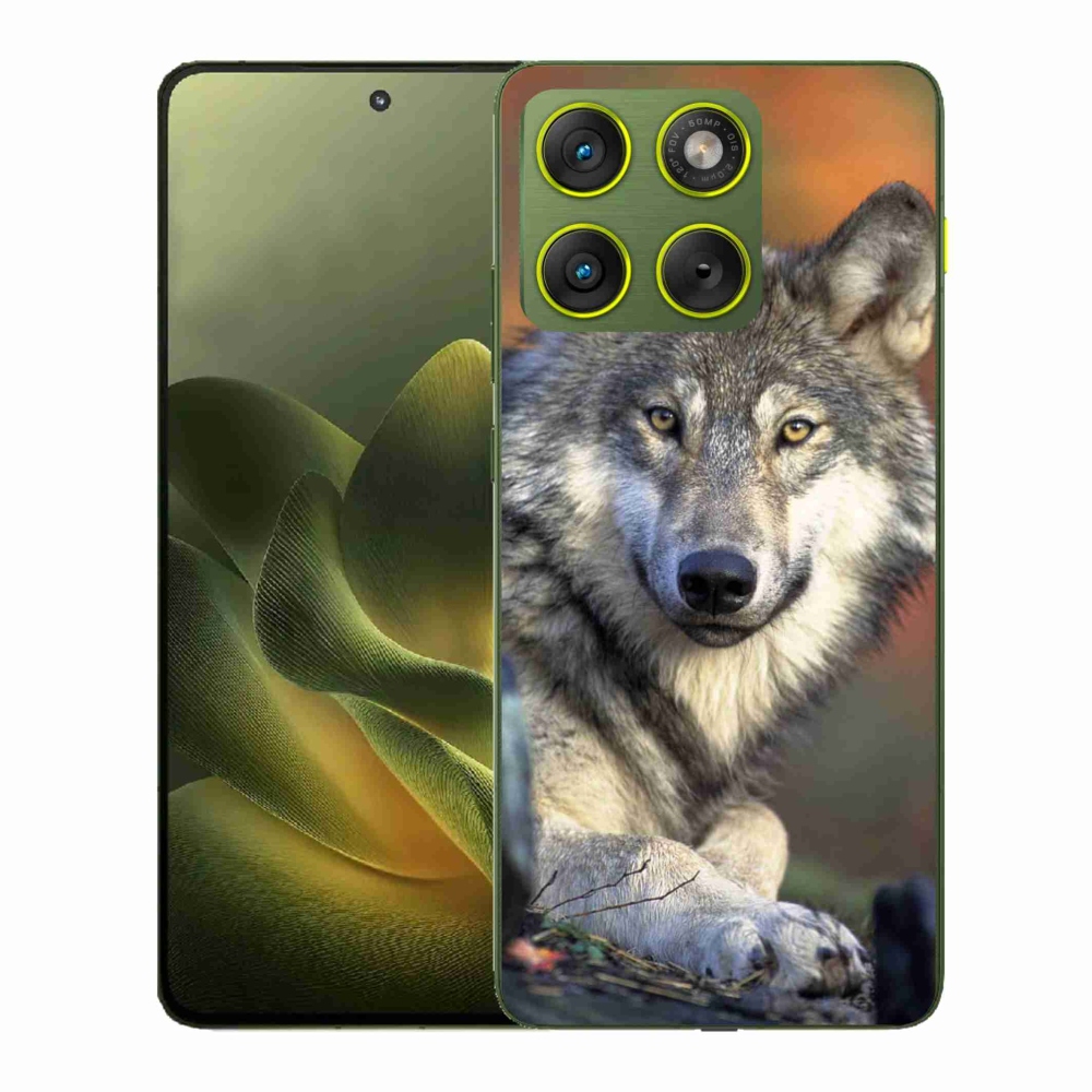 Zselés borítás mmCase a Motorola Edge 70 készülékhez - farkas