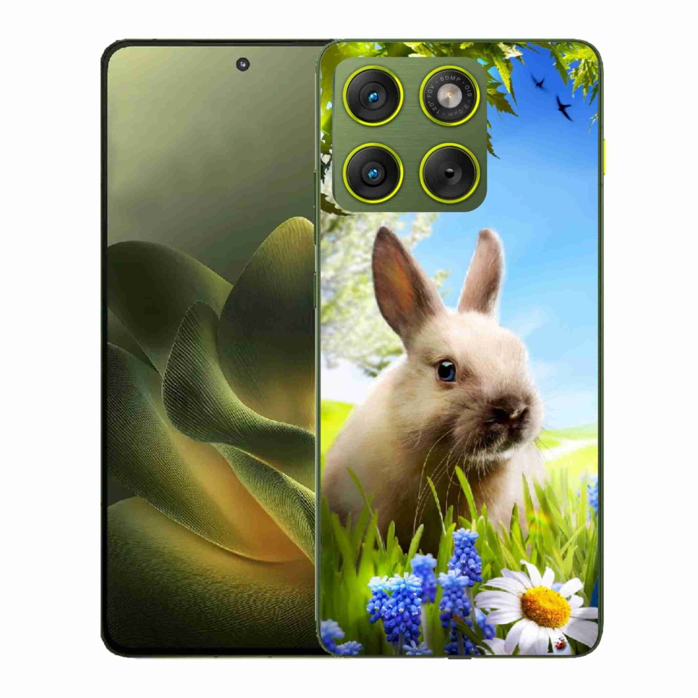 Zselés borítás mmCase a Motorola Edge 70 készülékhez - nyuszi