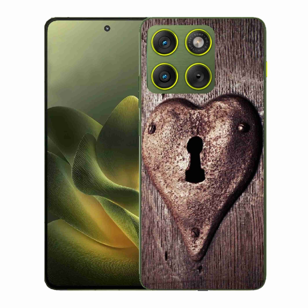 Zselés borítás mmCase a Motorola Edge 70 készülékhez - szív alakú zár