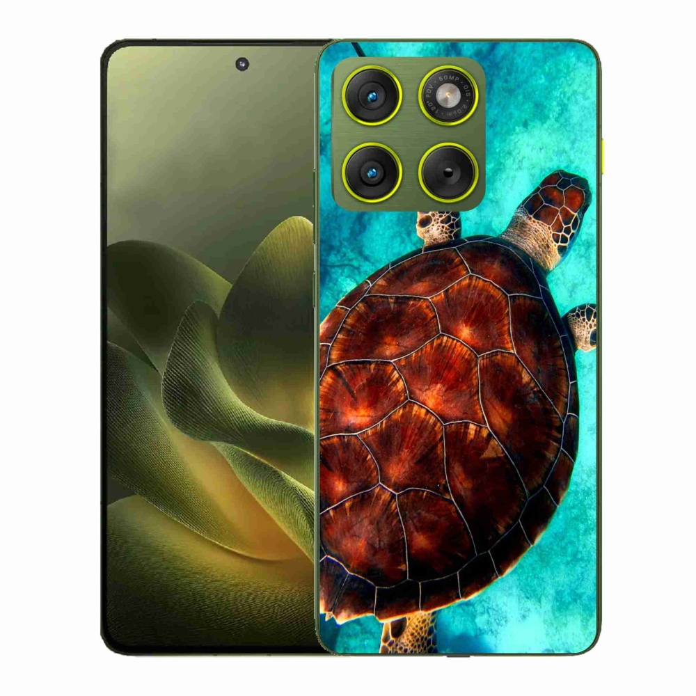 Zselés borítás mmCase a Motorola Edge 70 készülékhez - teknősbéka