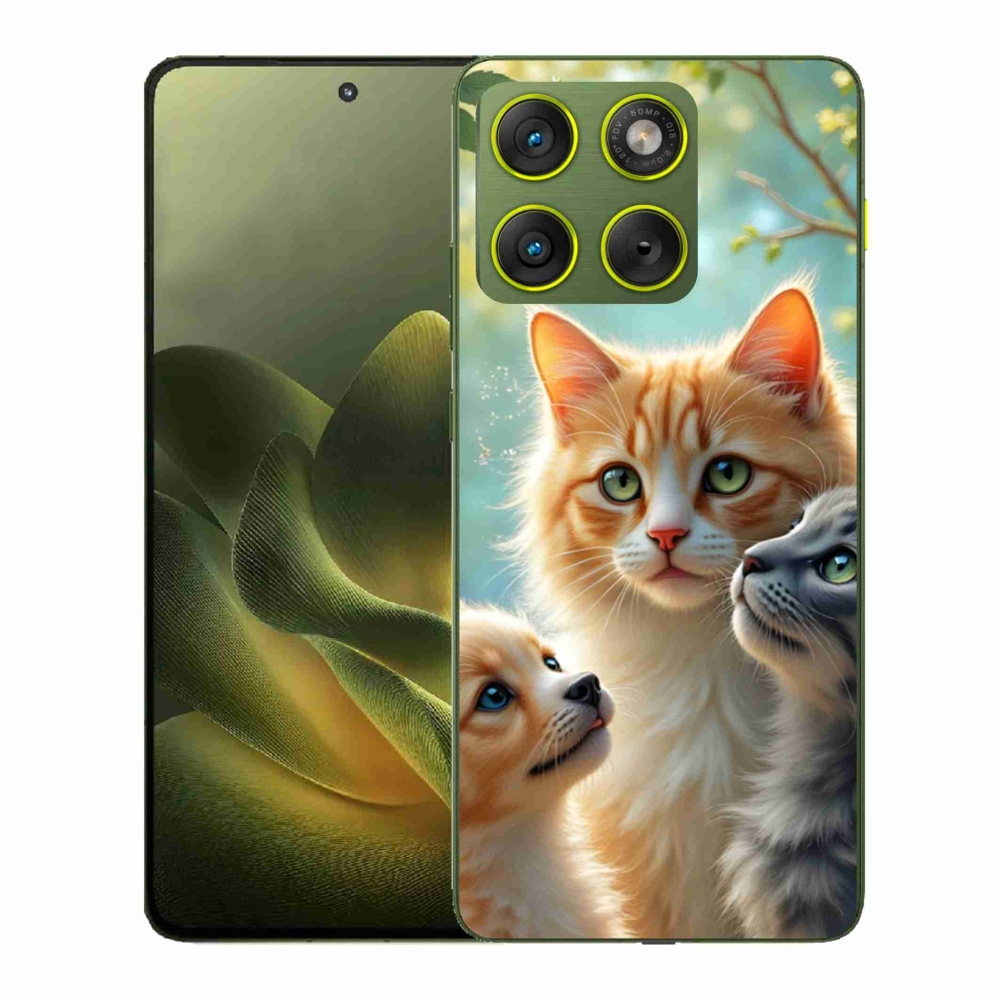 Zselés borítás mmCase Motorola Edge 70 - állati barátság 2