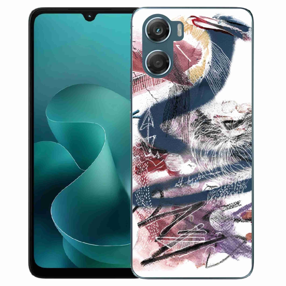 Zselés borítás mmCase a Motorola G06/G06 Power készülékhez - absztrakt motívum 28