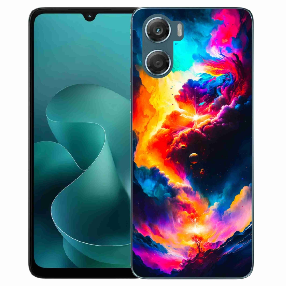 Zselés borítás mmCase a Motorola G06/G06 Power készülékhez - absztrakt motívum