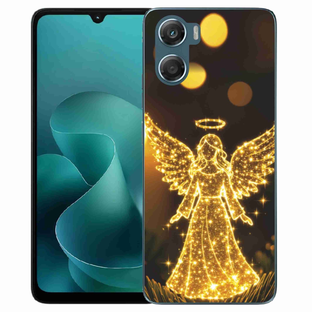 Zselés borítás mmCase a Motorola G06/G06 Power készülékhez - angyal