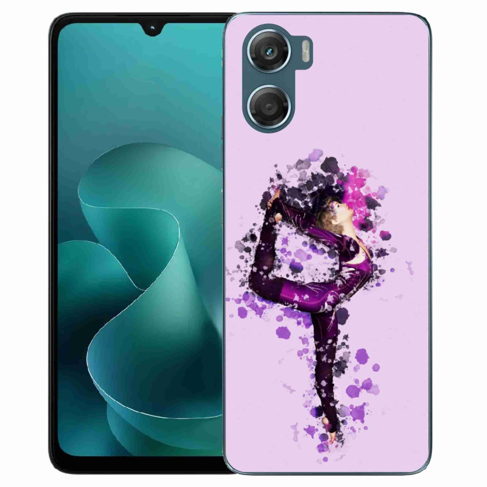 Zselés borítás mmCase a Motorola G06/G06 Power készülékhez - ballerina