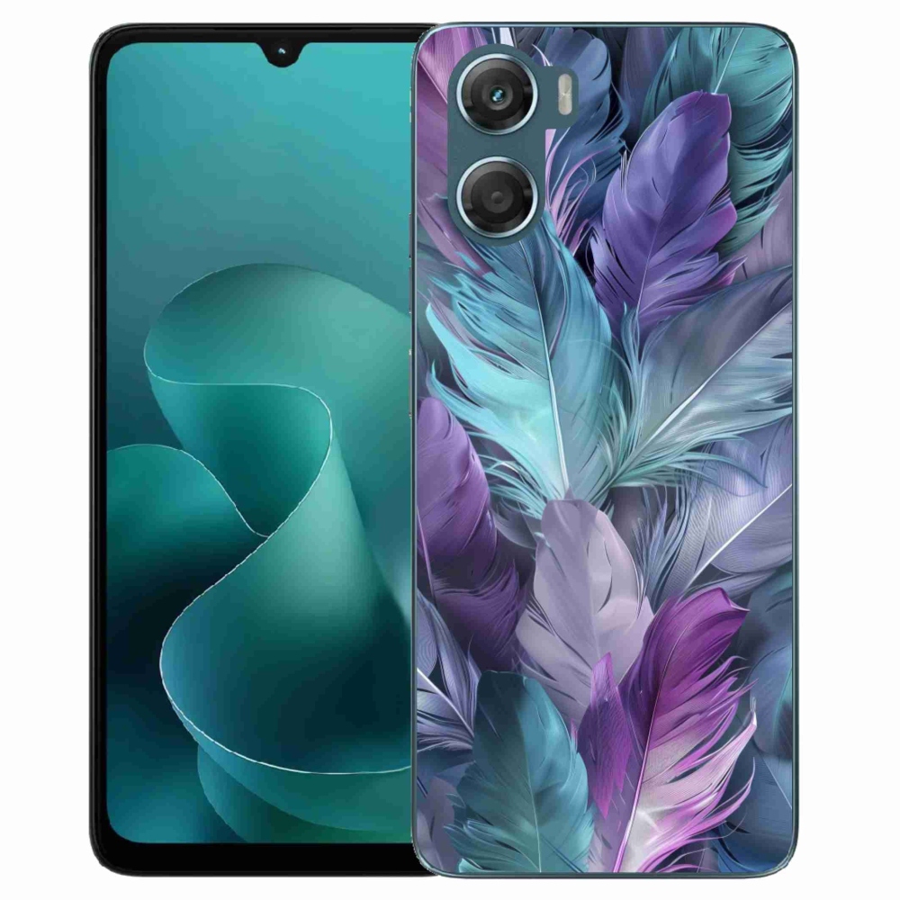Zselés borítás mmCase a Motorola G06/G06 Power készülékhez - színes toll 2