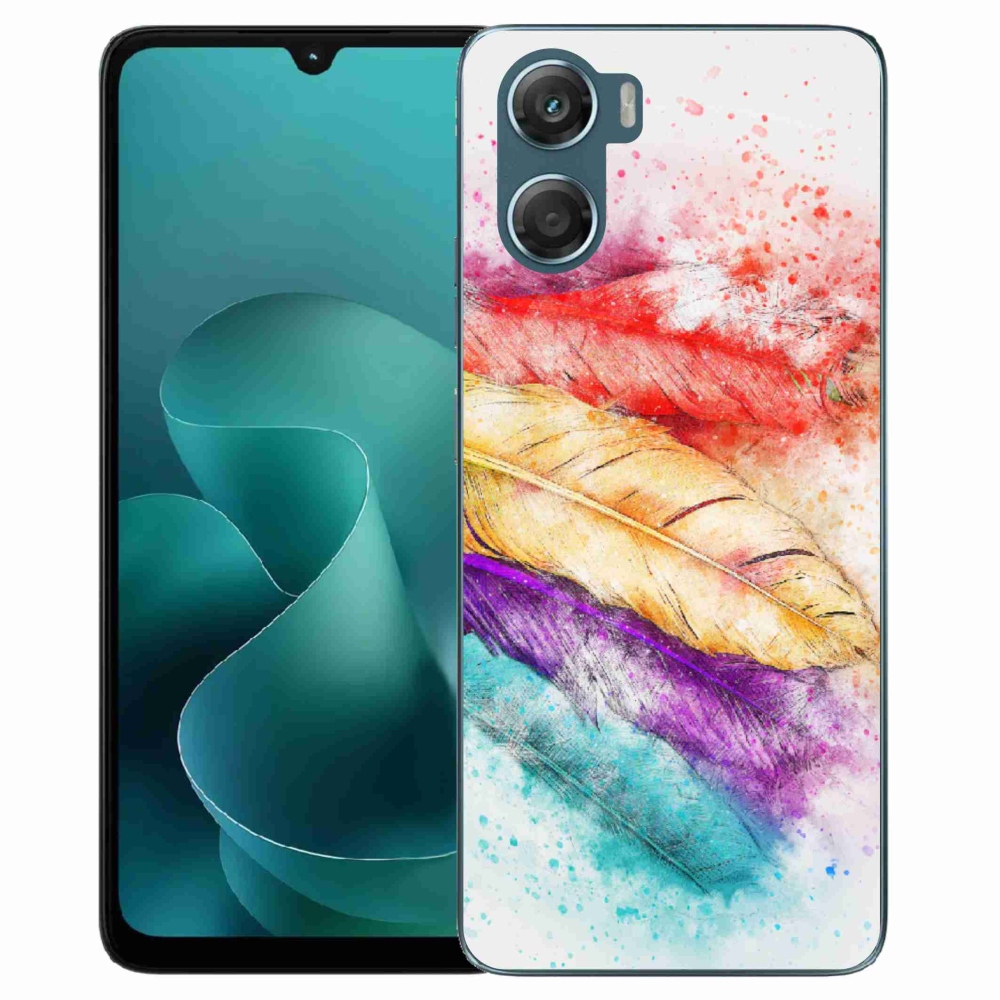 Zselés borítás mmCase a Motorola G06/G06 Power készülékhez - színes toll