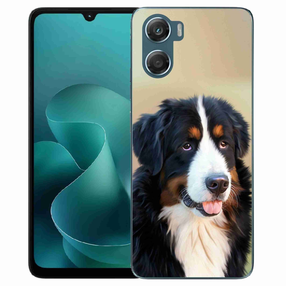 Zselés borítás mmCase a Motorola G06/G06 Power készülékhez - Berni hegyi kutya