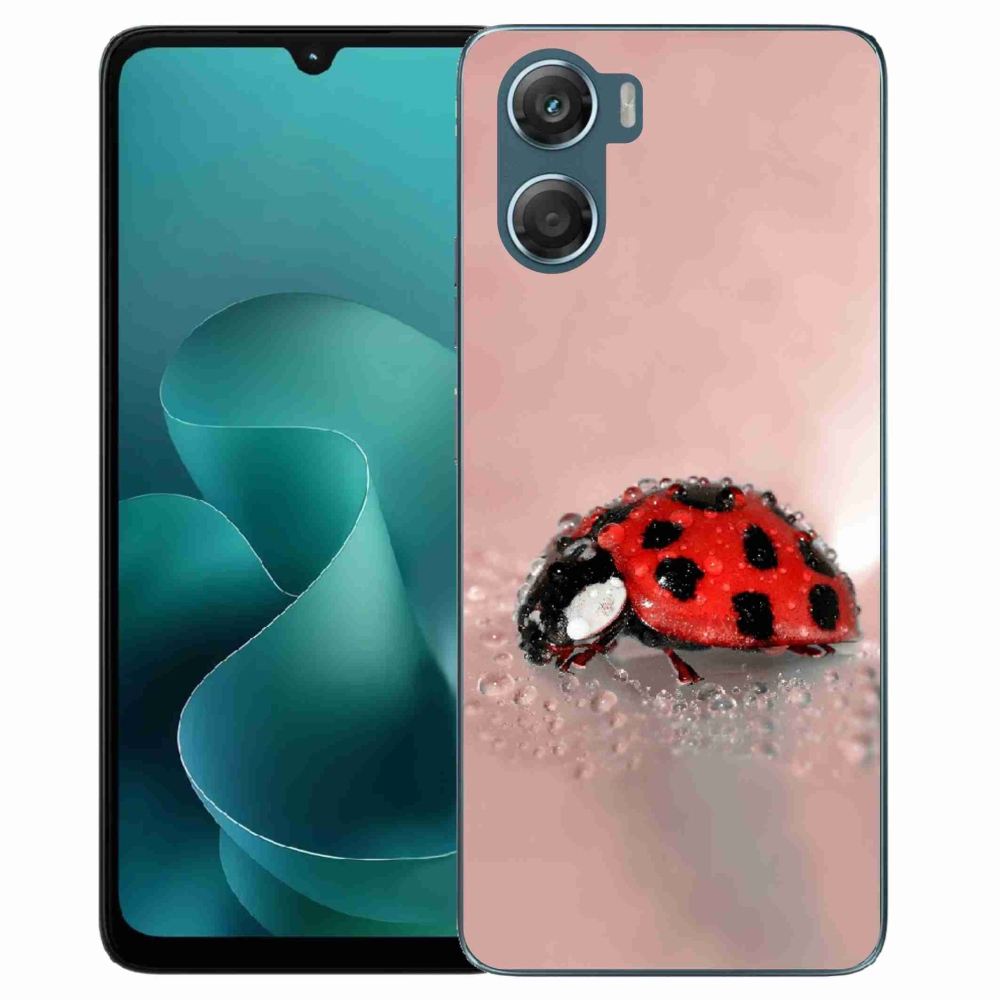 Zselés borítás mmCase a Motorola G06/G06 Power készülékhez - katicabogár
