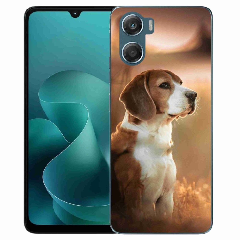 Zselés tok mmCase a Motorola G06/G06 Power készülékhez - bézs színű