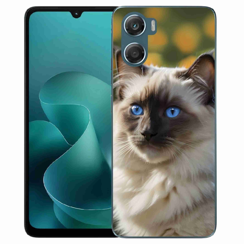 Zselés borítás mmCase a Motorola G06/G06 Power készülékhez - fehér rongybaba
