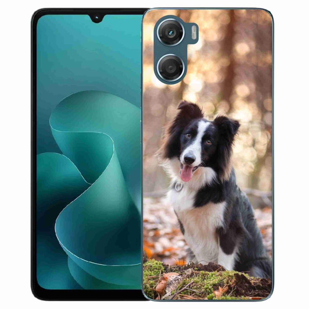 Zselés borító mmCase a Motorola G06/G06 Power készülékhez - border colie 1