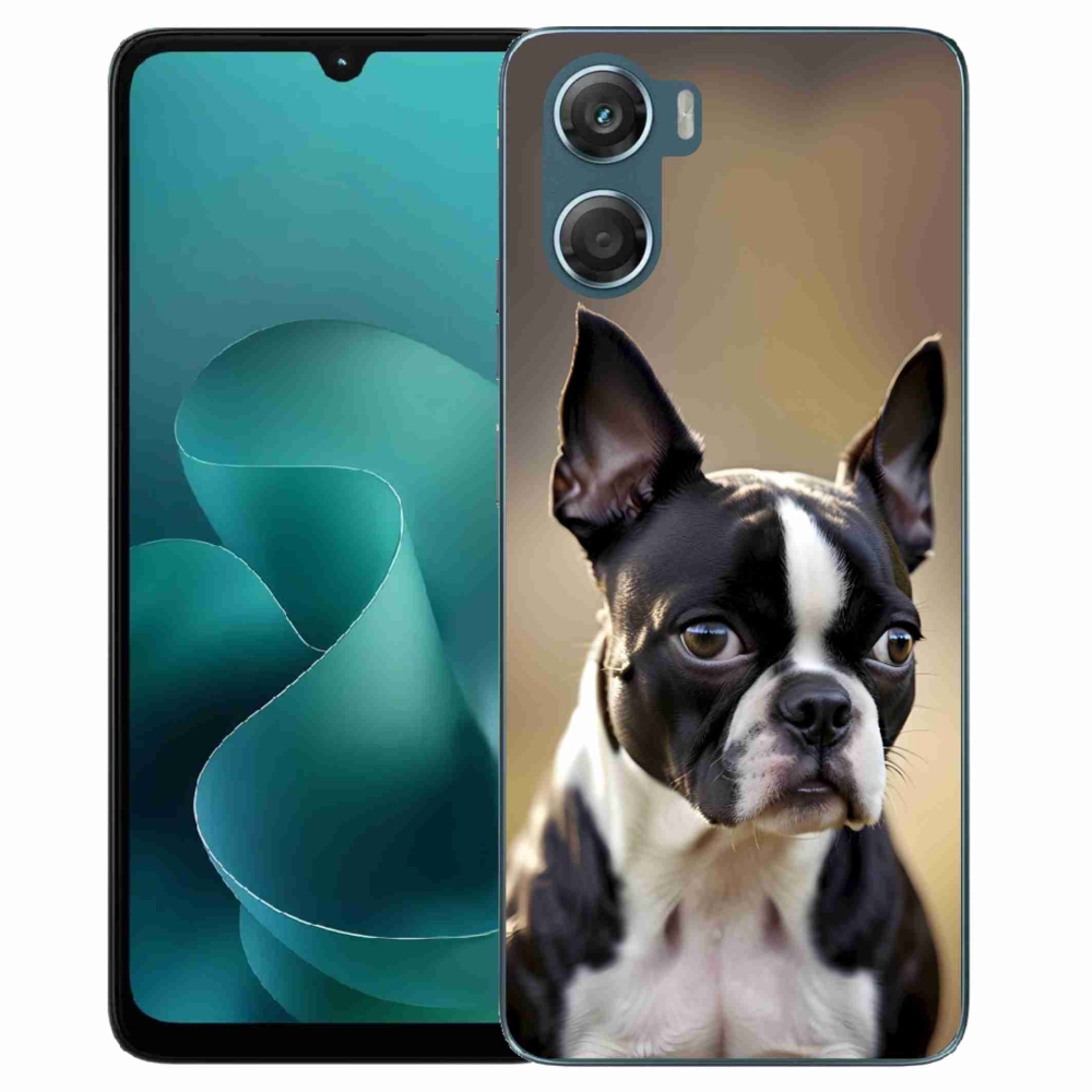 Zselés borítás mmCase a Motorola G06/G06 Power készülékhez - Boston Terrier