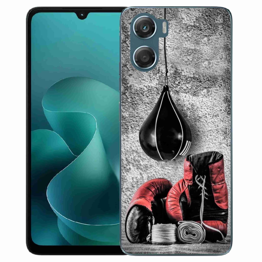 Zselés borítás mmCase a Motorola G06/G06 Power készülékhez - bokszzsák és kesztyű