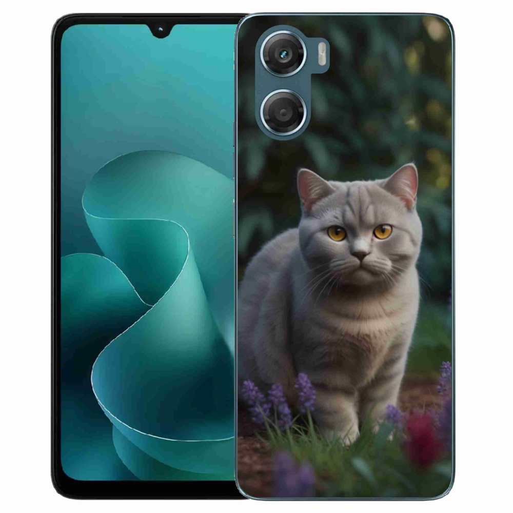 Zselés borítás mmCase a Motorola G06/G06 Power készülékhez - brit macska