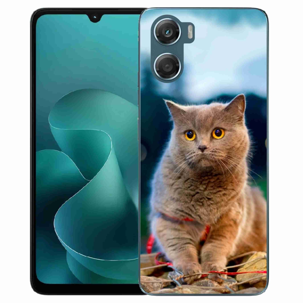 Gél védőburkolat mmCase a Motorola G06/G06 Power készülékhez - brit kék 2