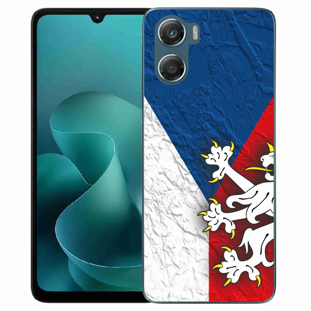 Zselés borítás mmCase for Motorola G06/G06 Power - cseh zászló 1