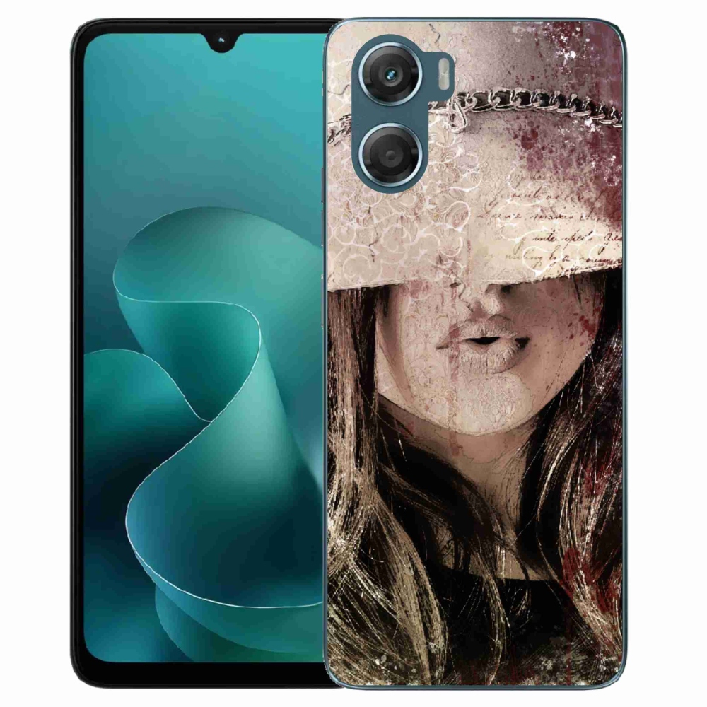 Zselés borítás mmCase a Motorola G06/G06 Power készülékhez - lány