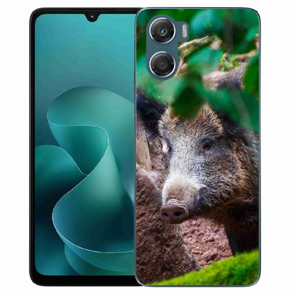 Zselés borítás mmCase a Motorola G06/G06 Power készülékhez - vaddisznó