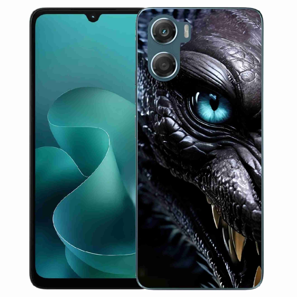 Zselés borítás mmCase a Motorola G06/G06 Power készülékhez - sárkány nézet
