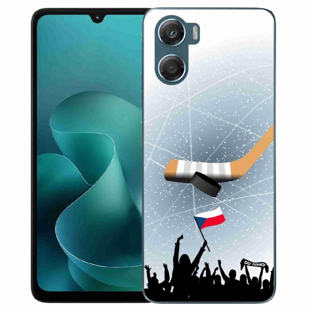 Zselés borítás mmCase a Motorola G06/G06 Power készülékhez - hoki ventilátorok