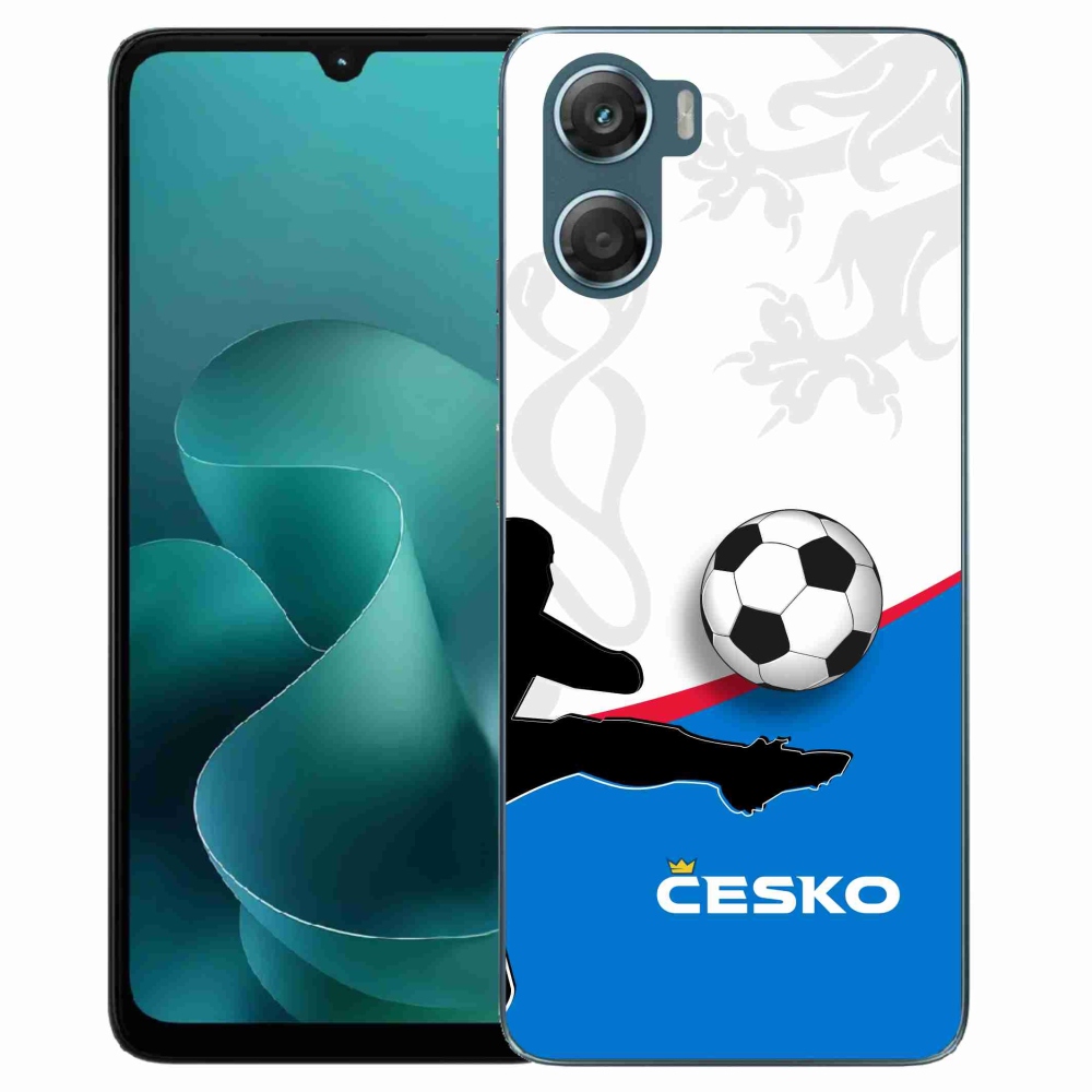 Zselés borítás mmCase a Motorola G06/G06 Power készülékhez - futball Csehország 3