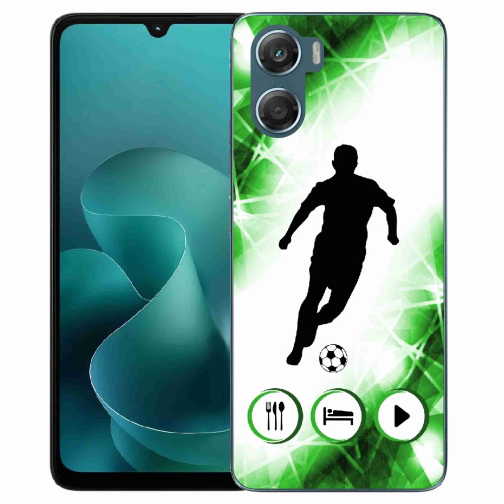 Zselés borítás mmCase a Motorola G06/G06 Power készülékhez - focista