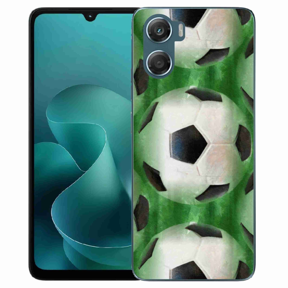 Zselés borítás mmCase a Motorola G06/G06 Power készülékhez - focilabda